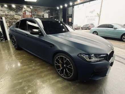 [팀카스킨 서초점] BMW M5 / 3M 2080 M27 무광 인디고 전체랩핑 / 서초구 방배동