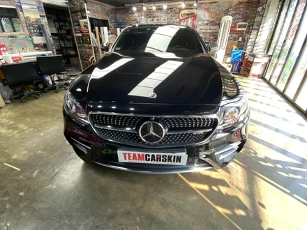 [팀카스킨 서초점] BENZ E43 AMG 전체랩핑 / 3M 2080 SATIN DARK GREY / #사다크 / 서초구 방배동