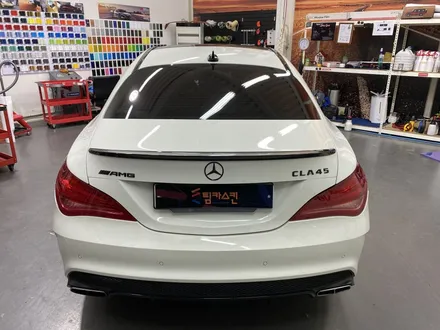 [팀카스킨 화성점] Benz CLA 45 AMG 유광블랙 포인트랩핑 + #클리프디자인 라이트 컬러 PPF / 서초구 방배동