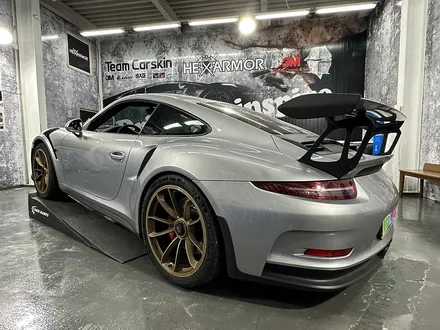 [팀카스킨 화성점] PORSCHE 911 GT3 RS 앞범퍼 PPF & 스포일러 데칼 / 서초구 방배동
