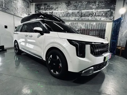 [팀카스킨 화성점] 카니발 하이리무진 상단 하프랩핑 / 3M 2080 Gloss Black / 서초구 방배동