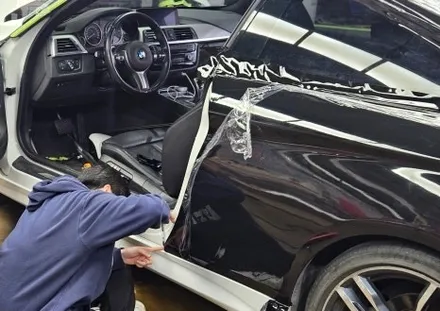 [팀카스킨 서초] BMW 420D 전체랩핑 / 서초구 방배동