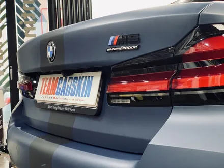 [팀카스킨 서초점] BMW M5 / 3M 2080 M27 무광 인디고 전체랩핑 / 서초구 방배동