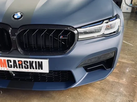 [팀카스킨 서초점] BMW M5 / 3M 2080 M27 무광 인디고 전체랩핑 / 서초구 방배동
