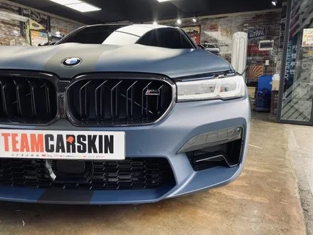 [팀카스킨 서초점] BMW M5 / 3M 2080 M27 무광 인디고 전체랩핑 / 서초구 방배동