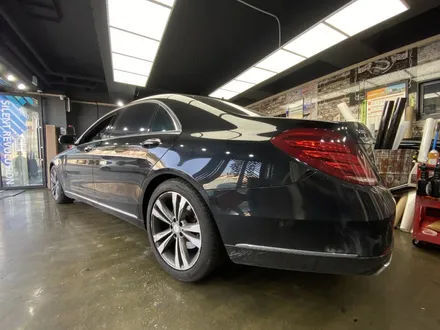 [팀카스킨 서초점] BENZ S500 3M 2080 G212 Gloss Black Metallic 전체랩핑 / 서초구 방배동