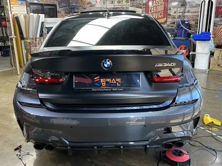 [팀카스킨 서초점] BMW M340i 뒷범퍼 재시공 / 3M Satin Black / 서초구 방배동