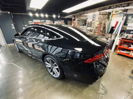 [팀카스킨 서초점] AUDI A7 신차 / 헥사아머 고스트 생활보호 PPF 패키지+헤드라이트+ 사이드미러 + 실내 하이글로시 블랙 + 액정보호 PPF / 유광블랙으로 크롬 딜리트 / 서초구 방배동