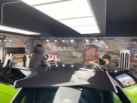 [팀카스킨 서초점] 현대 아이오닉5 3M 4D 리얼카본 루프스킨 / 서초구 방배동