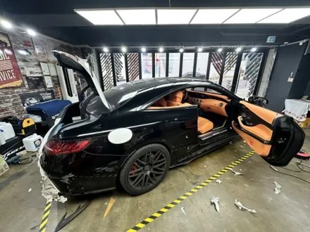 [팀카스킨 서초점] BENZ C Class Coupe 전체랩핑 제거 / 서초구 방배동