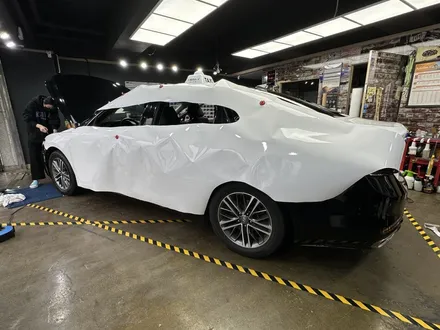 [팀카스킨 서초점] 현대 그랜저IG 택시 전체랩핑 / 3M 2080 G10 Gloss white / 서초구 방배동