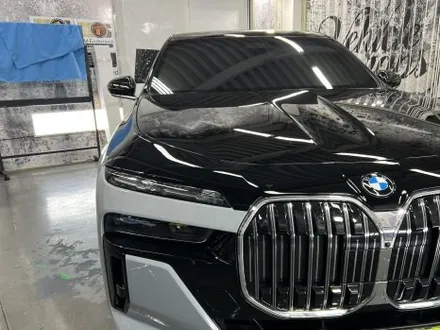 [팀카스킨 화성]BMW 740i 앞범퍼 듀오톤 재시공 / 서초구 방배동