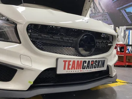 [팀카스킨 화성점] Benz CLA 45 AMG 유광블랙 포인트랩핑 + #클리프디자인 라이트 컬러 PPF / 서초구 방배동