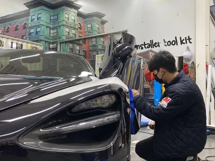 [팀카스킨 화성점] 맥라렌 720s 3M 2080 S10 satin white 전체랩핑 / 서초구 방배동
