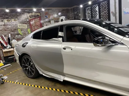 [팀카서초] BMW 840i 전체랩핑 / 에이버리 새틴실버메탈릭 / 서초구 방배동