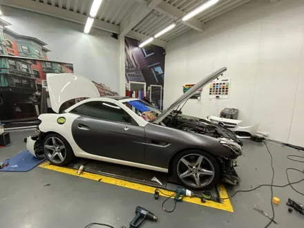 [BENZ SLC 200] 3M 1080 S261 사틴다크그레이 전체 시공 / 서초구 방배동