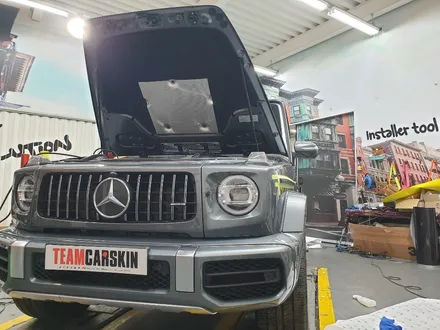 [팀카스킨 화성점] BENZ #G63 #AMG #G바겐 전체랩핑 / 3M 2080 #루시드옐로우 #LucidYellow / #헥사아머PPF , 3M 4D 리얼카본 루프. etc / 서초구 방배동