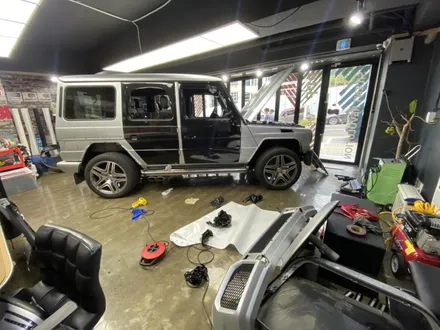 [팀카스킨 서초점] BENZ G63 AMG G바겐의 3M 1080 Gloss Black Metallic 전체랩핑 시공 / 서초구 방배동