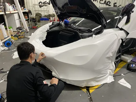 [팀카스킨 화성점] 맥라렌 720s 3M 2080 S10 satin white 전체랩핑 / 서초구 방배동