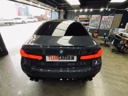 [팀카스킨 서초점] BMW M5 / 3M 2080 M27 무광 인디고 전체랩핑 / 서초구 방배동