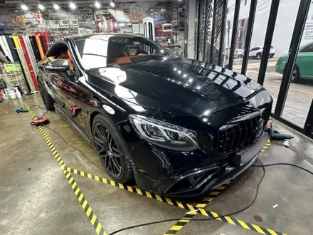 [팀카스킨 서초점] BENZ C Class Coupe 전체랩핑 제거 / 서초구 방배동