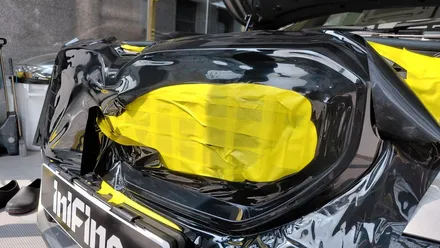 [강북,노원,도봉,의정부,중랑]BMW 520i 키드니그릴 랩핑(크롬죽이기)_이니파인 / 서울 중랑