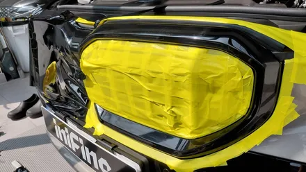 [강북,노원,도봉,의정부,중랑]BMW 520i 키드니그릴 랩핑(크롬죽이기)_이니파인 / 서울 중랑