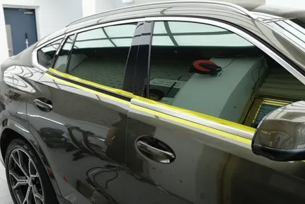 [다산, 별내, 장위동] BMW X6 30d 윈도우몰딩, 루프렉 크롬죽이기_이니파인 / 서울 중랑