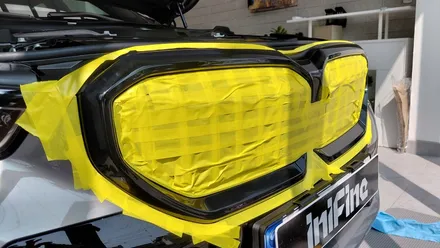[강북,노원,도봉,의정부,중랑]BMW 520i 키드니그릴 랩핑(크롬죽이기)_이니파인 / 서울 중랑