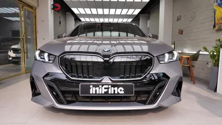 [강북,노원,도봉,의정부,중랑]BMW 520i 키드니그릴 랩핑(크롬죽이기)_이니파인 / 서울 중랑
