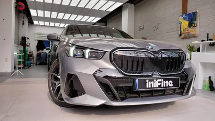 [강북,노원,도봉,의정부,중랑]BMW 520i 키드니그릴 랩핑(크롬죽이기)_이니파인 / 서울 중랑