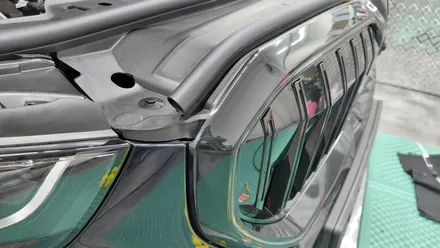 [동대문구, 남양주 랩핑]BMW 530i 프론트 범퍼 그릴 랩핑_이니파인 / 서울 중랑
