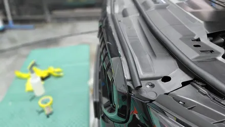 [동대문구, 남양주 랩핑]BMW 530i 프론트 범퍼 그릴 랩핑_이니파인 / 서울 중랑
