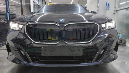[동대문구, 남양주 랩핑]BMW 530i 프론트 범퍼 그릴 랩핑_이니파인 / 서울 중랑