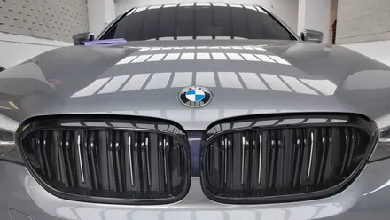 [동대문구, 남양주 랩핑]BMW 530i 프론트 범퍼 그릴 랩핑_이니파인 / 서울 중랑
