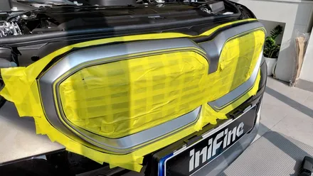 [강북,노원,도봉,의정부,중랑]BMW 520i 키드니그릴 랩핑(크롬죽이기)_이니파인 / 서울 중랑