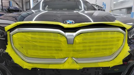 [동대문구, 남양주 랩핑]BMW 530i 프론트 범퍼 그릴 랩핑_이니파인 / 서울 중랑