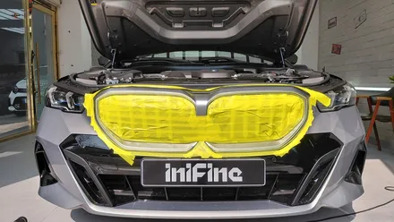 [강북,노원,도봉,의정부,중랑]BMW 520i 키드니그릴 랩핑(크롬죽이기)_이니파인 / 서울 중랑