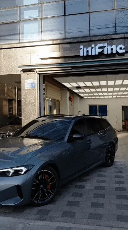 [성북구, 동대문구 랩핑] BMW 340i 투어링 루프스킨 랩핑_이니파인 / 서울 중랑