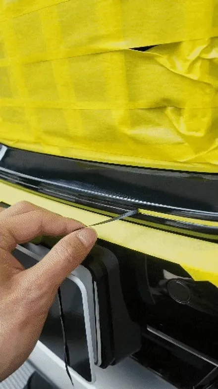 [강북,노원,도봉,의정부,중랑]BMW 520i 키드니그릴 랩핑(크롬죽이기)_이니파인 / 서울 중랑