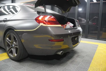 [용인, 분당] BMW 6시리즈 사틴다크그레이 랩핑 재시공 / 용인 처인구