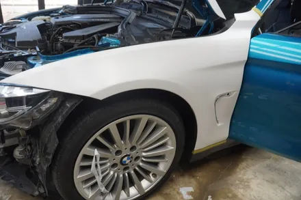 [강남,동탄] BMW 4시리즈 사틴화이트 랩핑으로 깔끔한 이미지로 변신하기! / 용인 처인구