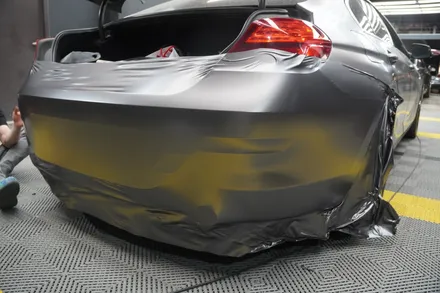 [용인, 분당] BMW 6시리즈 사틴다크그레이 랩핑 재시공 / 용인 처인구