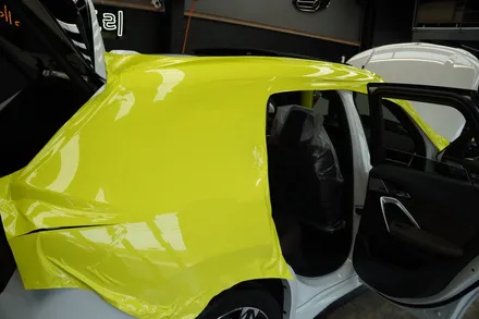[용인, 동탄] BMW iX1 출고와 함께 상파울로 옐로우로 고광택 랩핑 / 용인 처인구