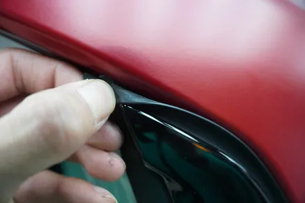 [용인, 동탄] BMW3시리즈 사틴뱀파이어레드 랩핑 합리적인 시공가격 / 용인 처인구