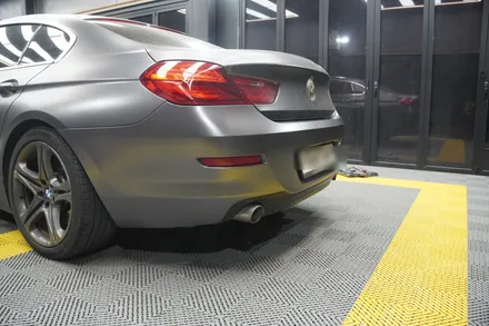 [용인, 분당] BMW 6시리즈 사틴다크그레이 랩핑 재시공 / 용인 처인구