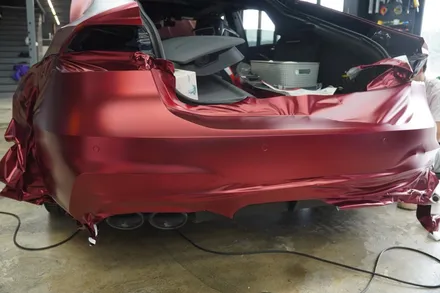 [용인, 분당] 랩핑제거부터 LB고광택필름 로만레드로 A7 한껏 멋부리기 / 용인 처인구