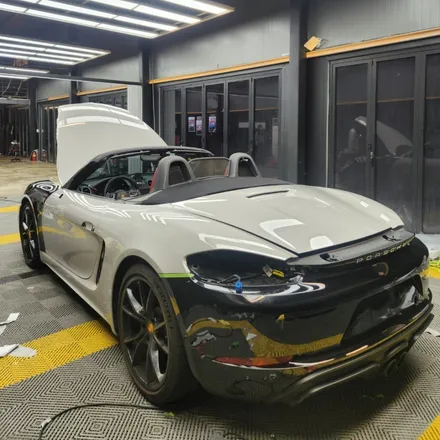 [용인랩핑] 포르쉐 718 박스터 GTS 랩핑제거 및 전체랩핑 이니스팩토리 / 용인 처인구