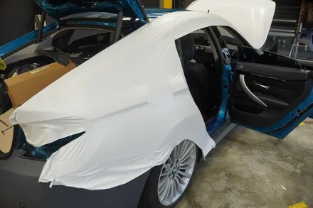 [강남,동탄] BMW 4시리즈 사틴화이트 랩핑으로 깔끔한 이미지로 변신하기! / 용인 처인구