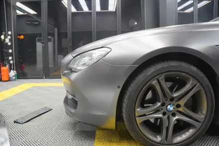 [용인, 분당] BMW 6시리즈 사틴다크그레이 랩핑 재시공 / 용인 처인구